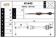 A1443 SNRA nezařazený díl A1443 SNRA