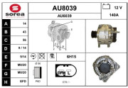 AU8039 nezařazený díl SNRA