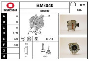 BM8040 SNRA nezařazený díl BM8040 SNRA