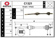 C1321 SNRA nezařazený díl C1321 SNRA