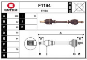 F1194 SNRA nezařazený díl F1194 SNRA