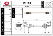 F1195 SNRA nezařazený díl F1195 SNRA