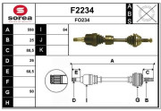 F2234 SNRA nezařazený díl F2234 SNRA