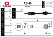 F2480 SNRA nezařazený díl F2480 SNRA