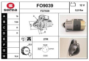 FO9039 SNRA nezařazený díl FO9039 SNRA