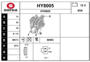 HY8005 SNRA nezařazený díl HY8005 SNRA