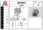 MA8001 SNRA nezařazený díl MA8001 SNRA