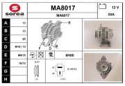 MA8017 SNRA nezařazený díl MA8017 SNRA