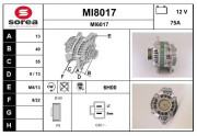 MI8017 SNRA nezařazený díl MI8017 SNRA