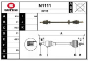 N1111 SNRA nezařazený díl N1111 SNRA