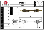 P1164 SNRA nezařazený díl P1164 SNRA