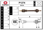 P1274 SNRA nezařazený díl P1274 SNRA