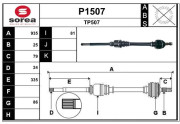 P1507 SNRA nezařazený díl P1507 SNRA