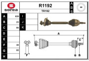 R1192 SNRA nezařazený díl R1192 SNRA