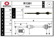 R1381 SNRA nezařazený díl R1381 SNRA