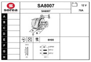 SA8007 SNRA nezařazený díl SA8007 SNRA