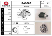 SA9003 SNRA nezařazený díl SA9003 SNRA