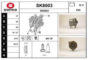 SK8003 SNRA nezařazený díl SK8003 SNRA