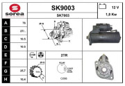 SK9003 SNRA nezařazený díl SK9003 SNRA