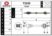 T2229 SNRA nezařazený díl T2229 SNRA