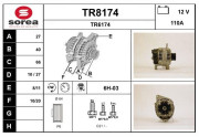 TR8174 SNRA nezařazený díl TR8174 SNRA