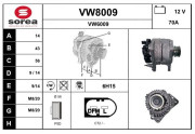 VW8009 SNRA nezařazený díl VW8009 SNRA