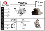 VW9059 nezařazený díl SNRA