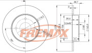 BD-2083 Brzdový kotouč Premium Black High Carbon + FREMAX