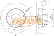 BD-2746 Brzdový kotouč Premium Black High Carbon + FREMAX