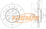 BD-2836 Brzdový kotouč Premium Black High Carbon + FREMAX