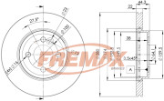 BD-2893 Brzdový kotouč Premium Black High Carbon + FREMAX