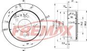 BD-2905 Brzdový kotouč Premium Black High Carbon + FREMAX