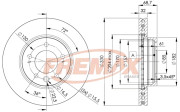 BD-3326 Brzdový kotouč Premium Black High Carbon + FREMAX