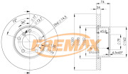 BD-3405 Brzdový kotouč Premium Black High Carbon + FREMAX