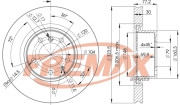 BD-4035 Brzdový kotouč Premium Black High Carbon + FREMAX