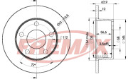 BD-4060 Brzdový kotouč Premium Black High Carbon + FREMAX