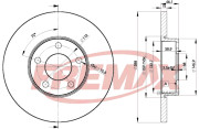 BD-4061 Brzdový kotouč Premium Black High Carbon + FREMAX