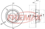 BD-4062 Brzdový kotouč Premium Black High Carbon + FREMAX