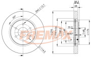 BD-4200 Brzdový kotouč Premium Black High Carbon + FREMAX