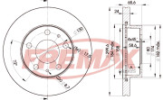 BD-4682 Brzdový kotouč Premium Black High Carbon + FREMAX