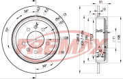 BD-4686 Brzdový kotouč Premium Black High Carbon + FREMAX