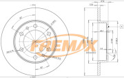 BD-5070 Brzdový kotouč Premium Black High Carbon + FREMAX