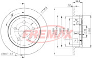 BD-5122 Brzdový kotouč Premium Black High Carbon + FREMAX