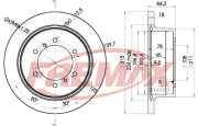 BD-8797 Brzdový kotouč Premium Black High Carbon + FREMAX