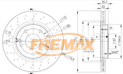 BD-0115 Brzdový kotouč FREMAX