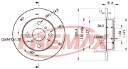 BD-1006 Brzdový kotouč FREMAX