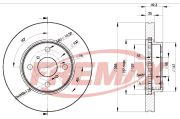 BD-2100 FREMAX brzdový kotúč BD-2100 FREMAX