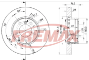 BD-2215 FREMAX brzdový kotúč BD-2215 FREMAX