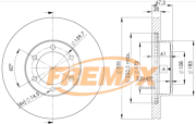 BD-2918 FREMAX brzdový kotúč BD-2918 FREMAX