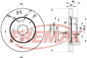 BD-3265 FREMAX brzdový kotúč BD-3265 FREMAX